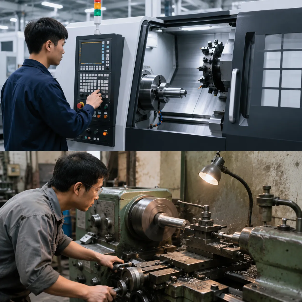 เจาะลึกความแตกต่างที่ควรรู้ เครื่องกลึง CNC กับเครื่องกลึงธรรมดาต่างกันอย่างไร ในยุคอุตสาหกรรม 4.0