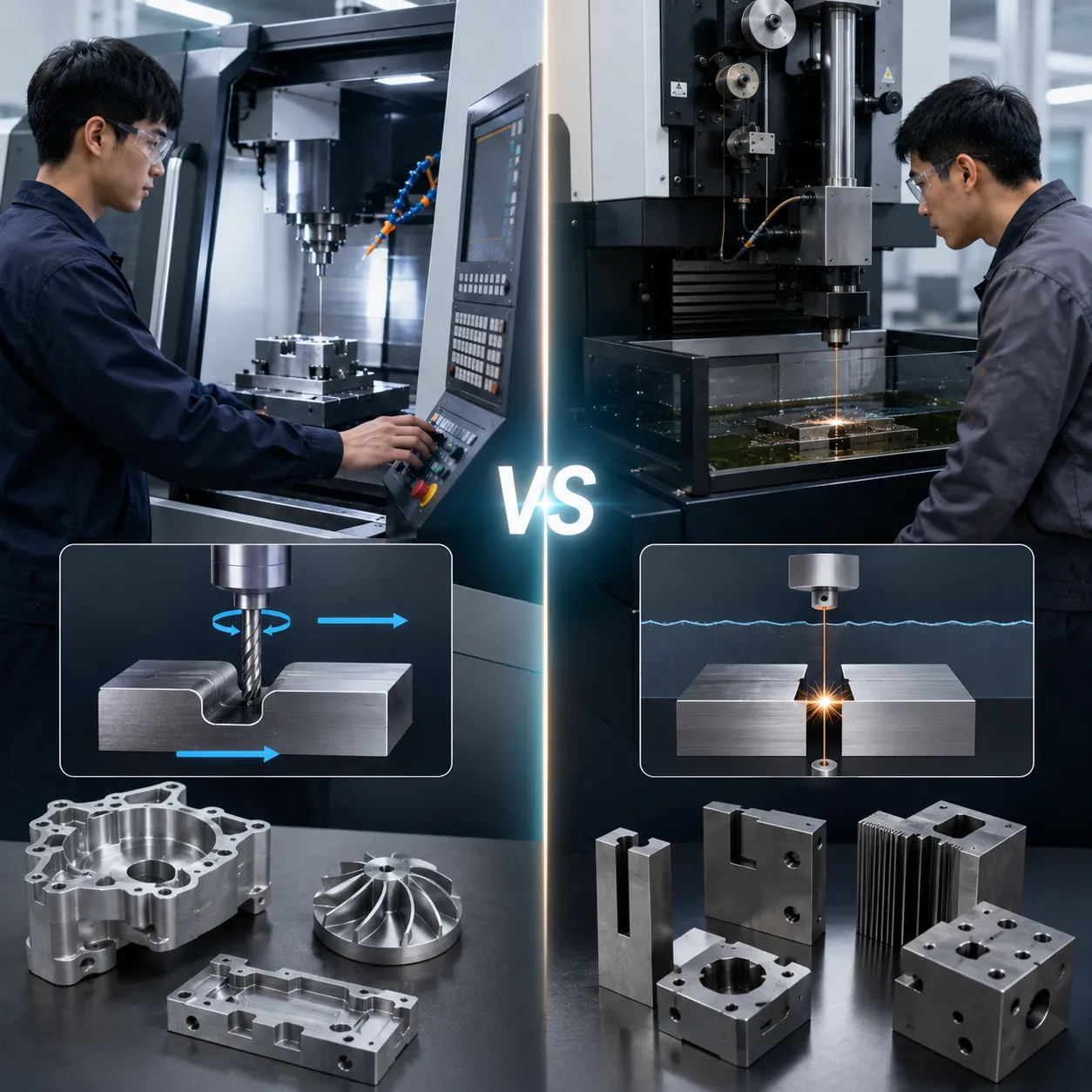 ไขข้อข้องใจ EDM ต่างจาก CNC อย่างไร เลือกเทคโนโลยีที่ใช่ให้งานคุณ